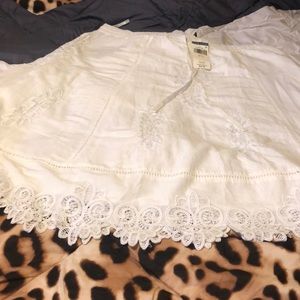 Lauren white skirt